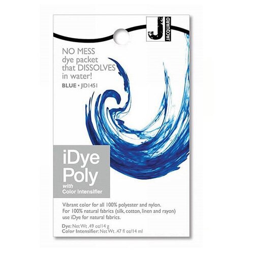 Синий. Краситель для полиэстра и нейлона iDYE POLY,