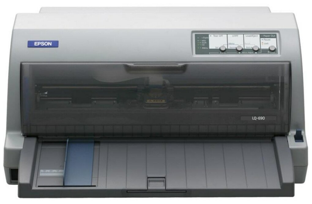 Принтер матричный Epson LQ-690 (A4+ 24pin 529 cps USB LPT)