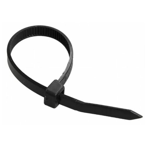 Хомут пластиковый черный лтпк 3,6х200 (уп. 100 шт)