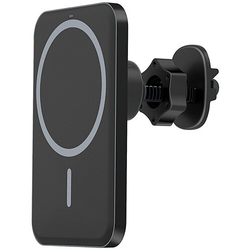 Автомобильная зарядка, автомобильная беспроводная зарядка, автомобильный держатель с зарядкой для телефона 15W, съемный кабель, магнитная, черный