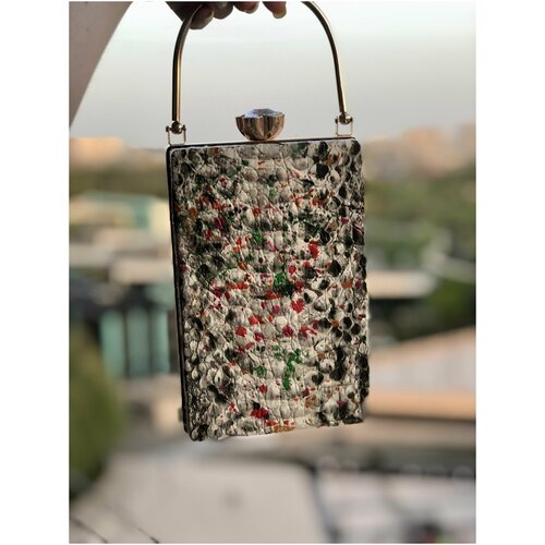 Клатч Firebird женский из искусственной кожи на цепочке, с ручкой, прямоугольный, вечерний 