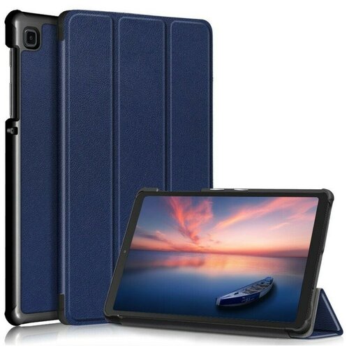 Планшетный чехол для Samsung Tab A7 Lite (8.7) SM-T220 / SM-T225 (темно-синий) с магнитом case for samsung galaxy tab s6 lite 10 4 sm p610 a 10 1 t510 8 0 t290 s5e tablet cover for samsung tab a7 case sm t500 8 4 t220