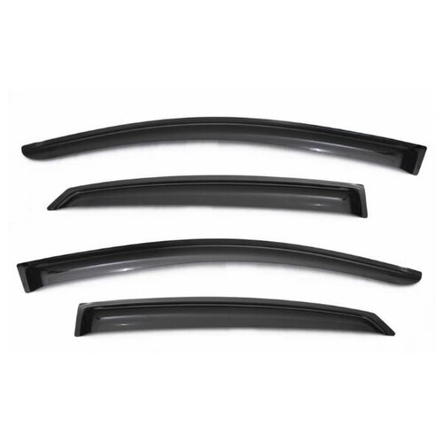Дефлекторы боковых окон для Hyundai Solaris 2017-2024