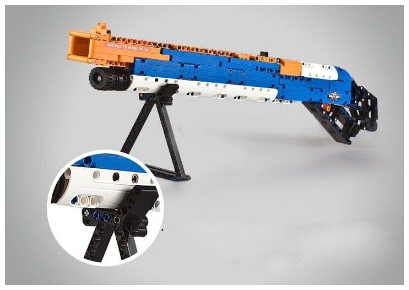 Конструктор Cada дробовик M1887, 506 элементов - C81004W — фото 1