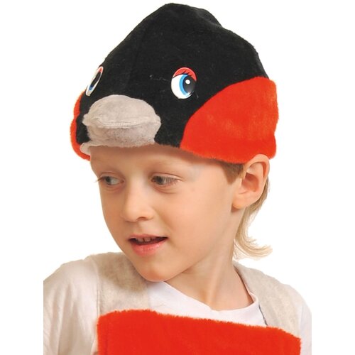фото Головной убор швейный "шапка детская "снегирь", карнавалофф, обхват головы 52-54