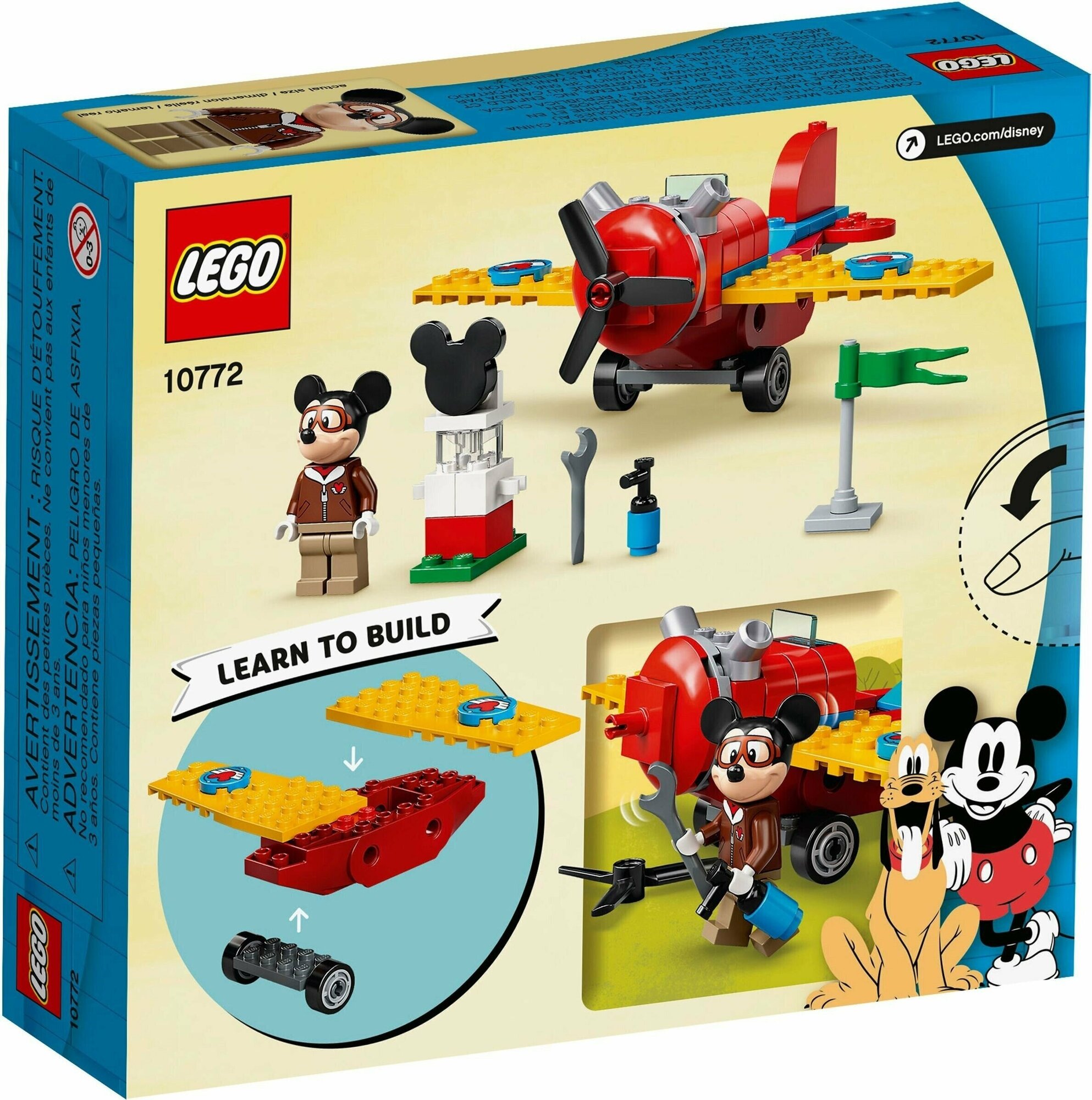 Конструктор LEGO Mickey and Friends Винтовой самолёт Микки - фото №18