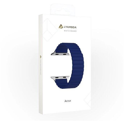 Ремешок Lyambda Acrux для Apple Watch 42-45 мм Blue