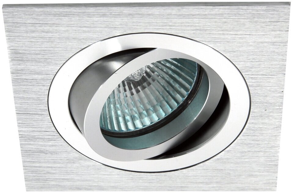 Donolux светильник встраиваемый повор квадрат MR16 D92х92 H60 max 50w GU53 алюминий