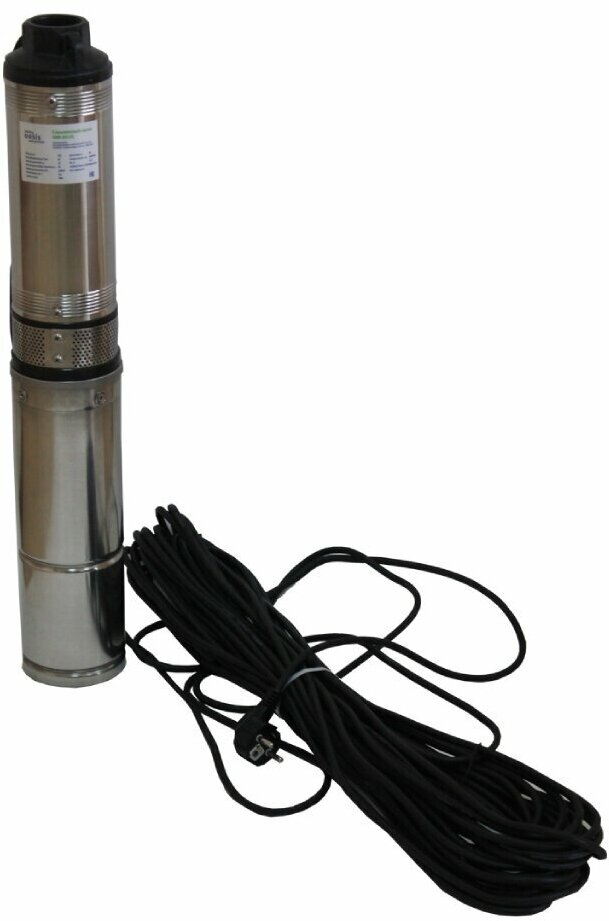 Погружной центробежный насос для скважины Oasis 85/55 550 Вт 5.1 м³/ч верхний забор воды 55 м напор