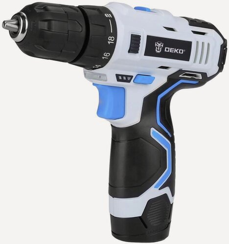 Изображение товара Дрель-шуруповерт Deko GCD12DU3 SNOW WHITE SET1 аккум. патрон: быстрозажимной