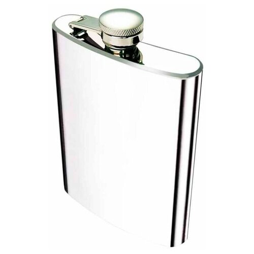 Фляга для напитков BOJ Flask Stainless Steel Bright Finish