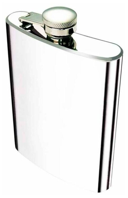 Фляга для напитков BOJ Flask Stainless Steel Bright Finish