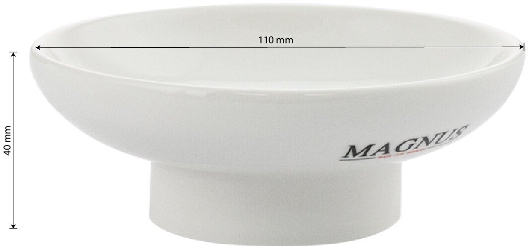 Мыльница керамическая, запаска — фото 1