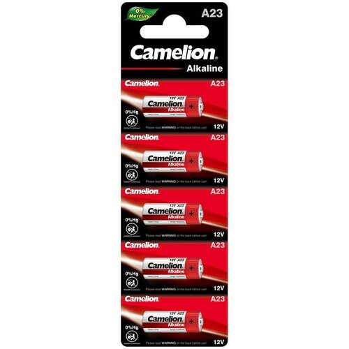 Батарейки Camelion BL-5 Mercury Free LR23 5 шт A23-BP5 12828 батарейка алкалиновая mercury free ag7