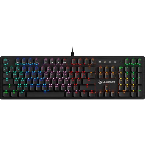 Клавиатура A4Tech Bloody B820R механическая черный USB for gamer LED B820R BLACK RED SWITCH 699900₽
