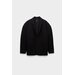 Пиджак UNIMOOD, средней длины, оверсайз, размер OneSize, черный