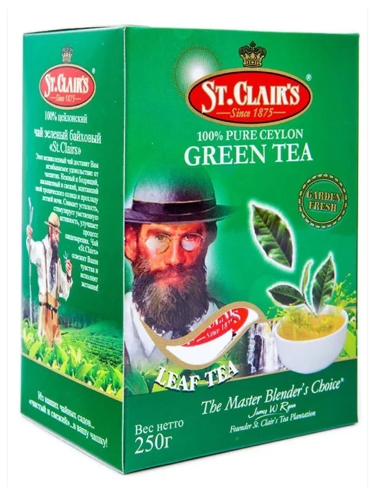 Чай зеленый St. Clair's 250 гр ср/лист