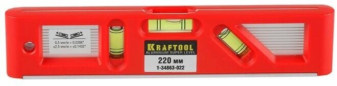 Магнитный компактный уровень Kraftool 220 мм Director - фотография № 20