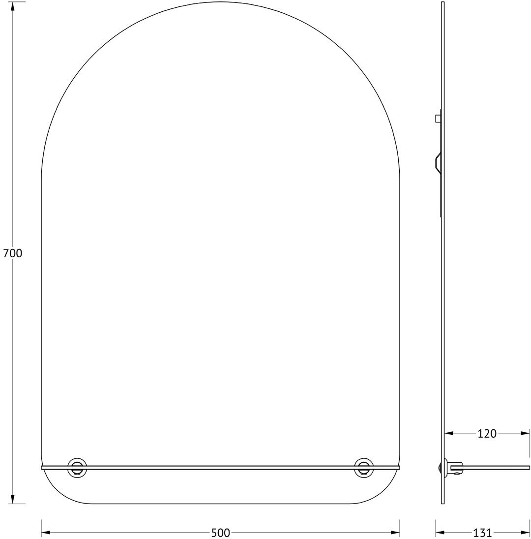 фото Зеркало EVOFORM BY 0510