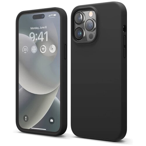  Elago Soft silicone  iPhone 14 Pro Max,   (ES14SC67PRO-BK)