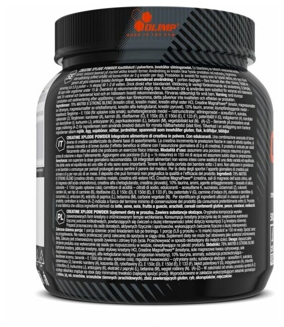 Olimp Nutrition, Creatine Xplode Powder (500 г) (апельсин)