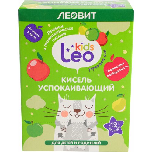 Леовит Leo Kids Кисель успокаивающий для детей, по 12 г пакеты 5 шт.