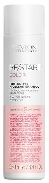 Revlon Restart Color: Мицеллярный шампунь для окрашенных волос (Protective Micellar Shampoo), 250 мл