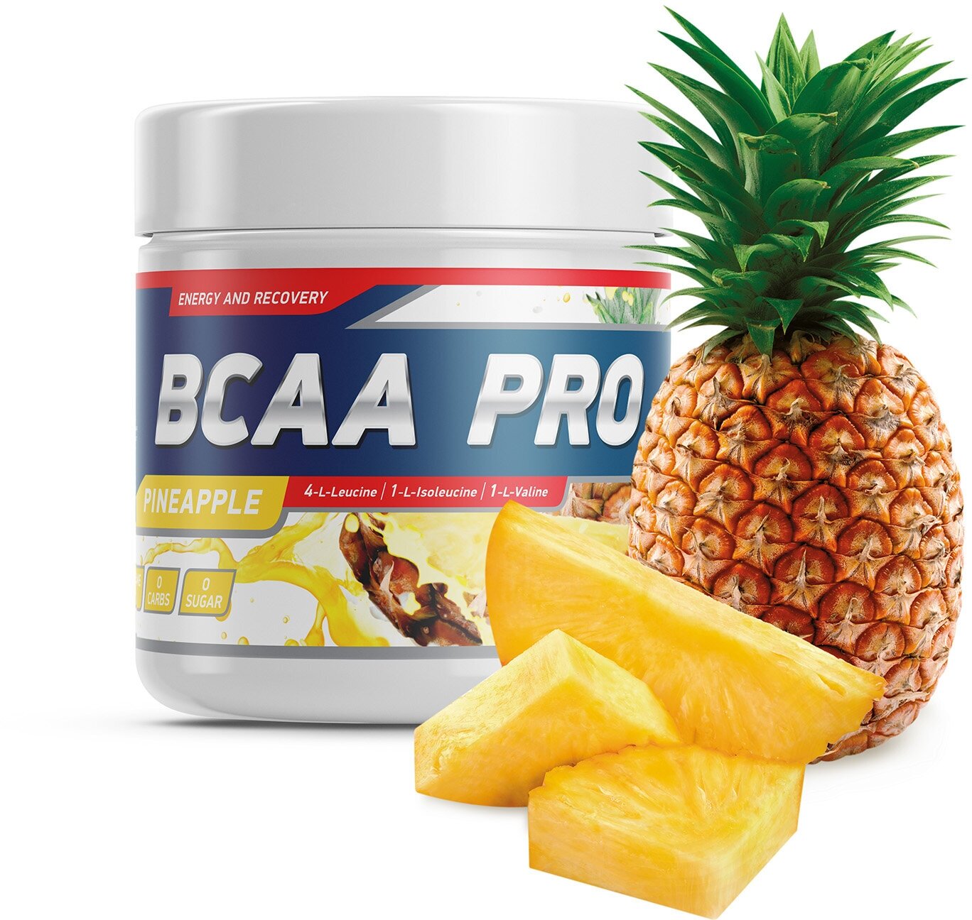 GeneticLab BCAA Pro 250 г (Ананас)