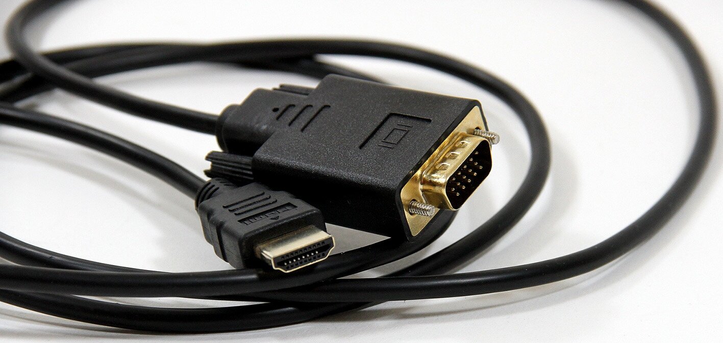 Кабель-переходник сигнальный HDMI-VGA 1.8m CG596-1.8M Vcom - фото №14