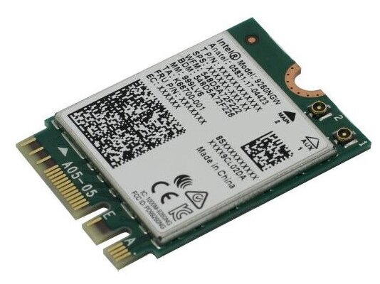 Адаптер Intel Wireless-AC 9260 2230 2x2 AC+BT Gigabit No vPro®999LV6