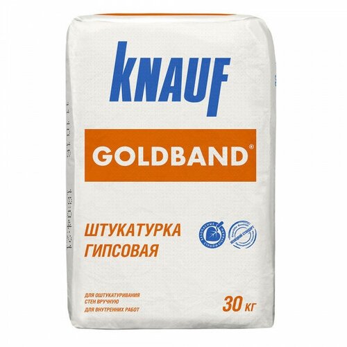 Knauf Штукатурка гипсовая KNAUF Гольдбанд, 30 кг штукатурка декоративная knauf диамант шуба 1 5 мм 25 кг