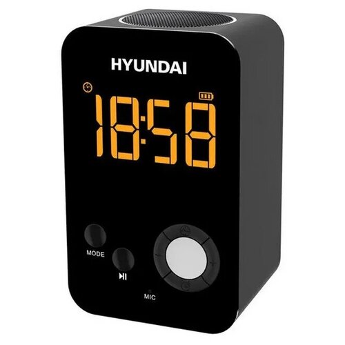 Радиобудильник Hyundai H-RCL300 черный 609600₽