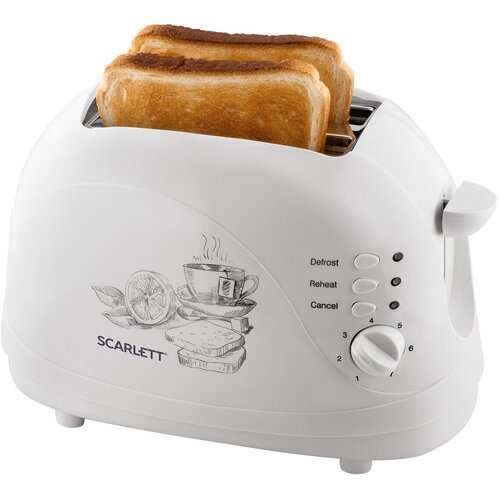 Тостер Scarlett SC-TM11007, белый