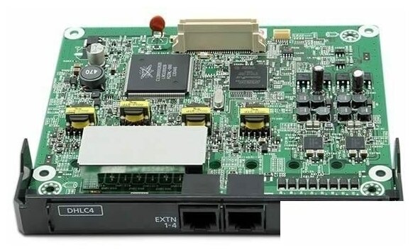 расширения Panasonic KX-NS5170X 4-портовая плата цифровых гибридных внутренних линий (DHLC4)
