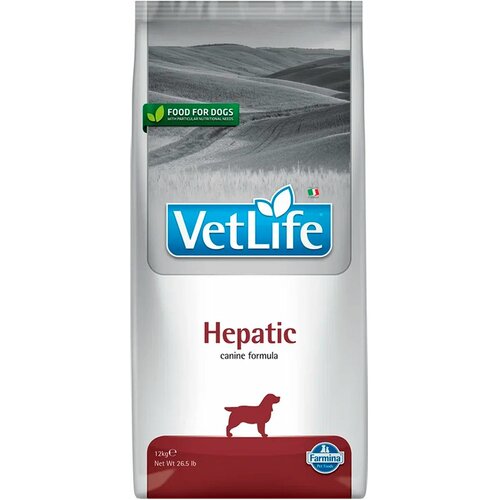 FARMINA VET LIFE CANIN HEPATIC для взрослых собак при заболеваниях печени (12 + 12 кг)