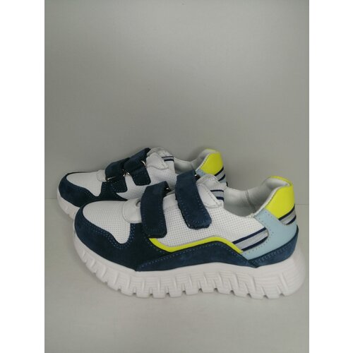 Кроссовки Happy Walk, летние, беговые, натуральная кожа, размер 26, белый