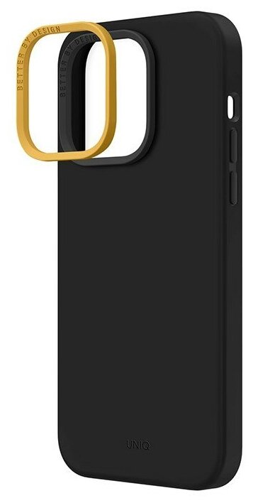 Uniq Силиконовый чехол Uniq LINO для iPhone 14 Pro Max, черный