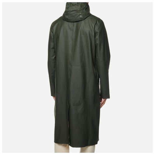 фото Мужская куртка дождевик stutterheim stockholm long зелёный, размер s