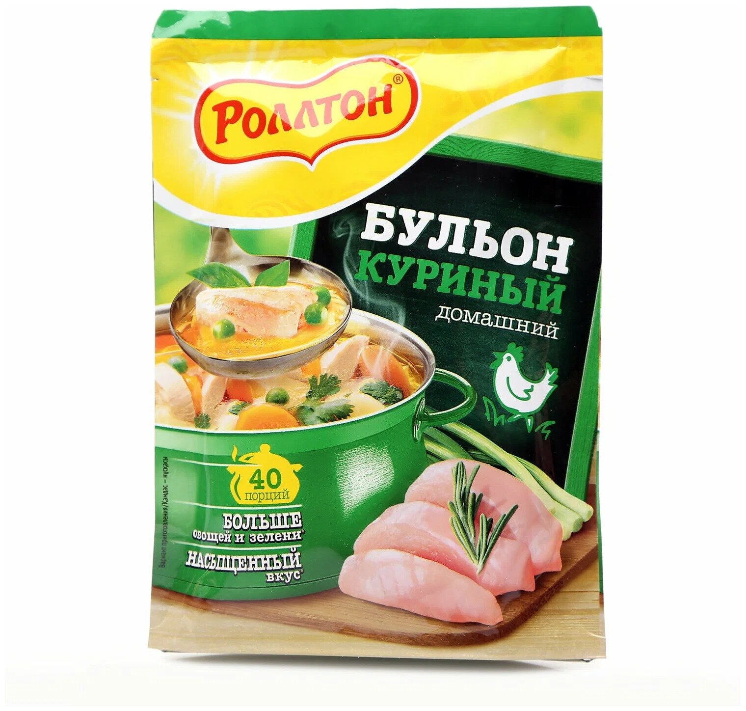Бульон Роллтон куриный домашний, 24 шт по 90г