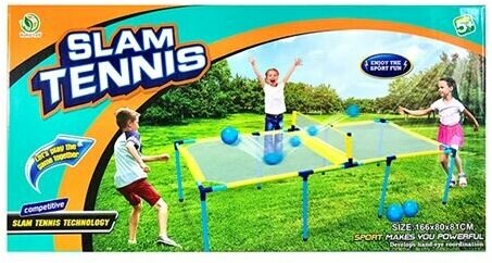 Набор для игры в настольный теннис (стол, сетка, мячи, ракетки)