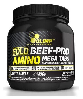 Gold Beef Pro Amino Mega Tabs Olimp (300 таб)
