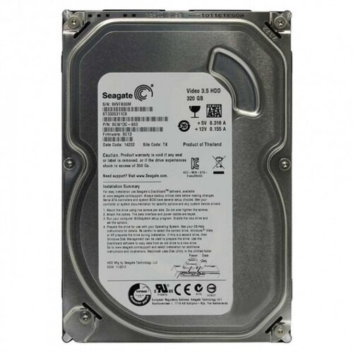 Жесткий диск Seagate 9GW13C-075 320Gb 5900 SATAII 3.5 HDD жесткий диск seagate 9gc13g 500gb 5900 sataii 3 5 hdd