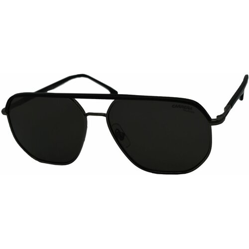 Солнцезащитные очки CARRERA, авиаторы, поляризационные, черный