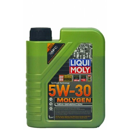 Масло моторное LiquiMoly 5W30 Molygen New Generation синтетическое SN/CF Ilsac GF-5 1 литра