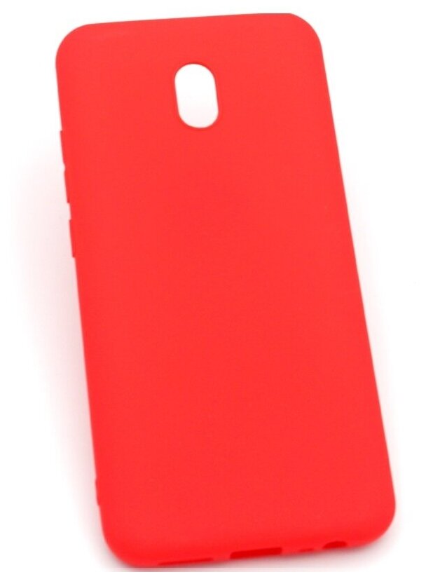 фото Чехол/Бампер/Накладка/Противоударный/для Xiaomi Redmi 8A/для Ксиоми Редми 8А/Силикон, красный