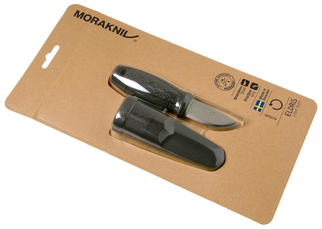 Нож с фиксированным лезвием MORAKNIV Eldris Lightduty, 143мм, синий - фото №10