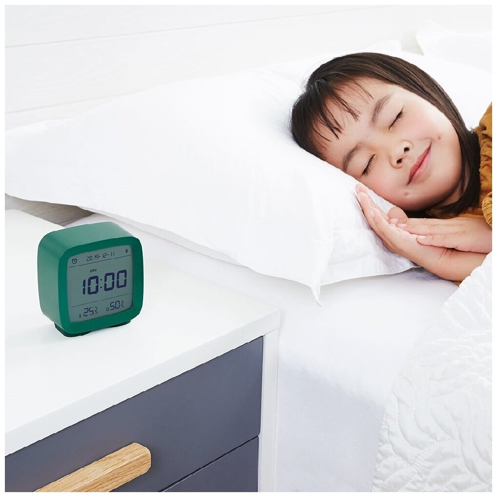 Умный будильник Qingping Bluetooth Alarm Clock CGD1 (Green) - фотография № 11