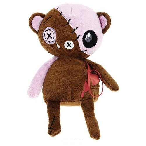 Мягкая игрушка Magic Bear Toys Медведь Живое Сердце 20 см. медведь коричневый с атласным пузом l