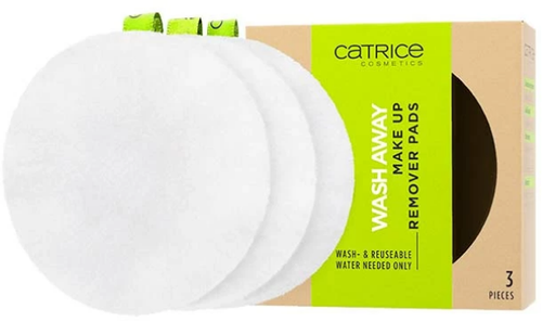Многоразовые салфетки для снятия макияжа CATRICE - Wash Away Make Up Remover Pads