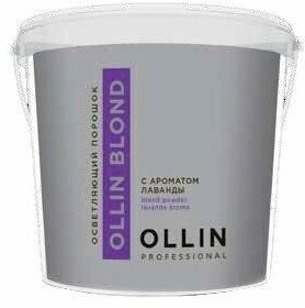 OLLIN Professional Осветляющий порошок с ароматом лаванды Blond, 500 мл, 500 г